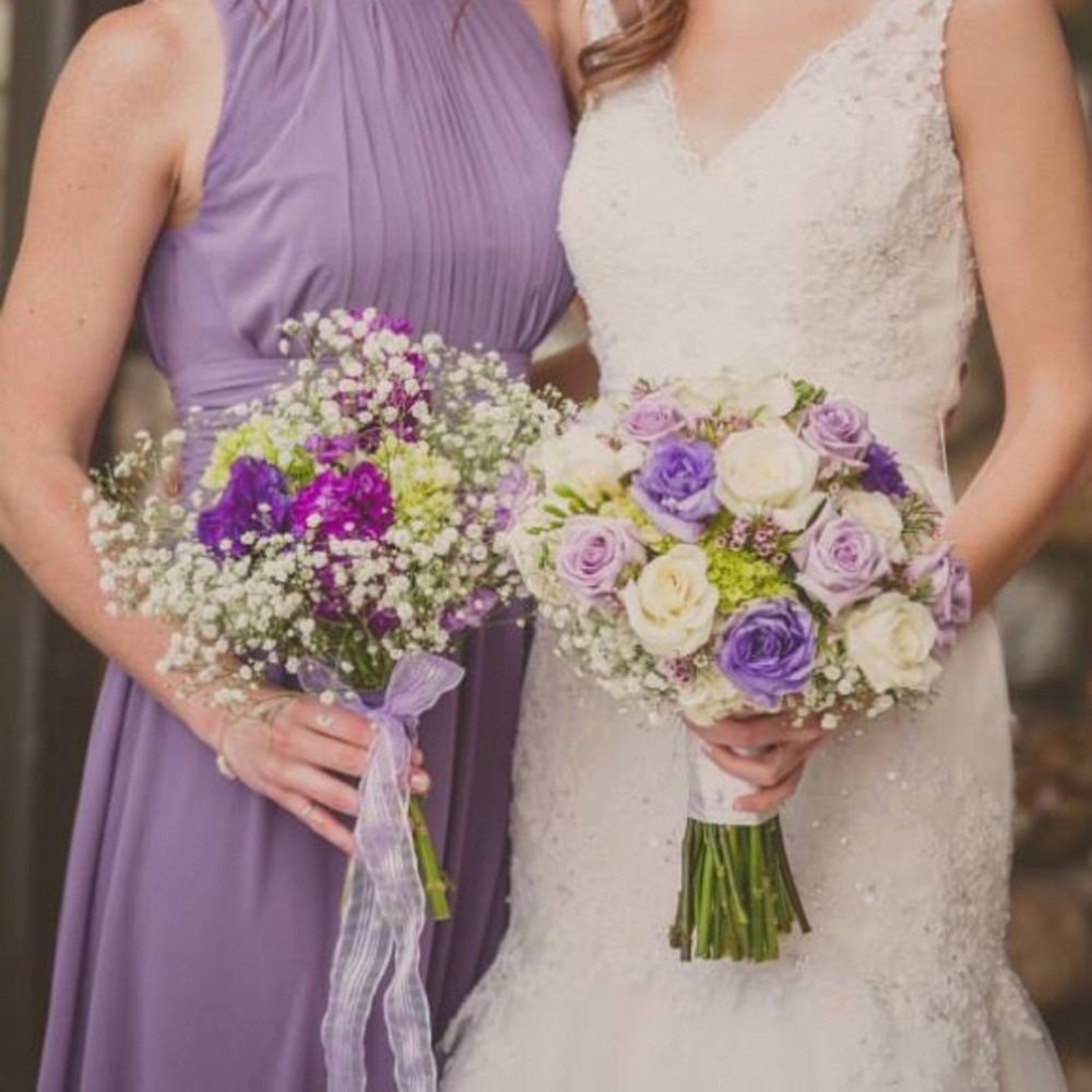 Bill Levkoff | Lilac Bridesmaid Maxi Dress